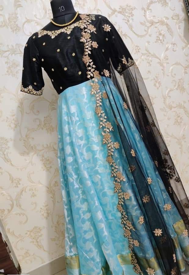 Designer Gown with Handwork